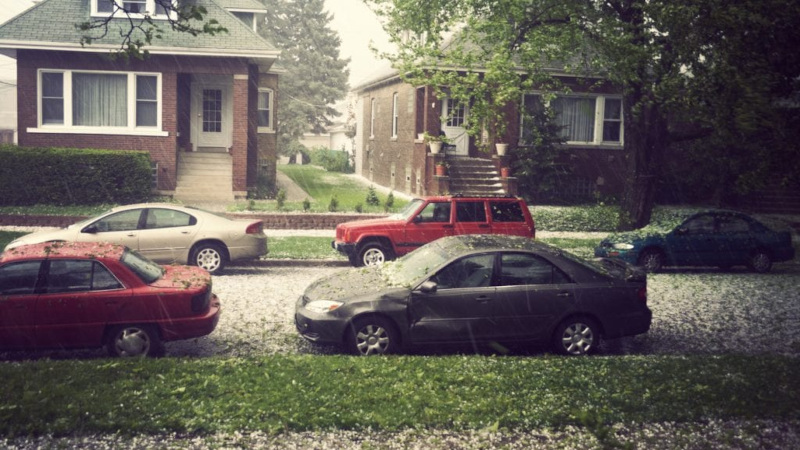 Hail Damage in Concord, North Carolina